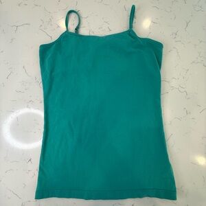 Cherokee Fitted Green Sleeveless Camisole